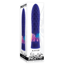 Evolved Mini Vibro Raver 12cm Violet